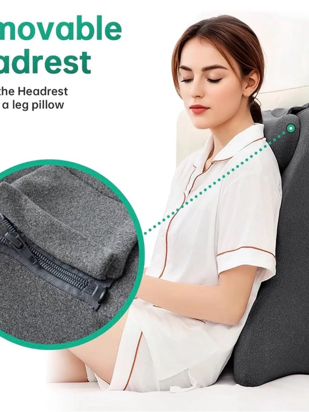 NIB - MOONYOOY Ergonomic Memory Foam Wedge Pillow